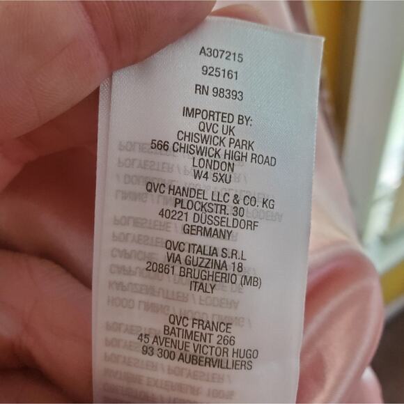 Dennis Basso Zebra Print Pink-Lined Raincoat, Sz M - Picture 8 of 10